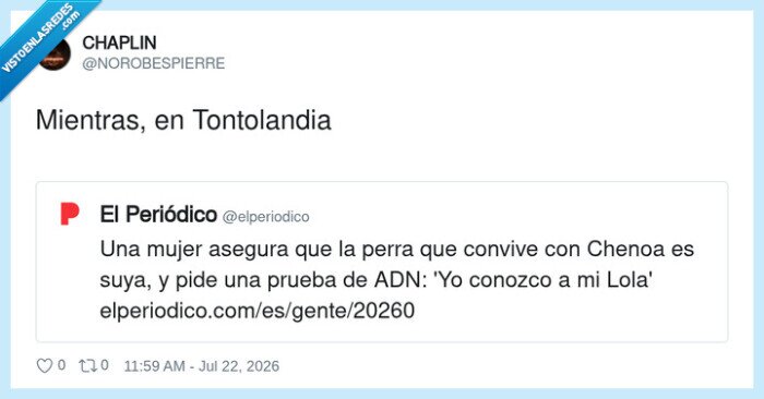 Chenoa,perra,ADN,denuncia,famosos