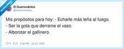Enlace a Ser el problema, pero con ganas, por @Guarromantico_