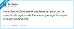 Enlace a Se nos han juntado muchas lágrimas, la verdad, por @CarlWinslou