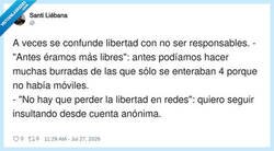 Enlace a La libertad de expresión no es libertad de consecuencias, pero bueno, inténtalo