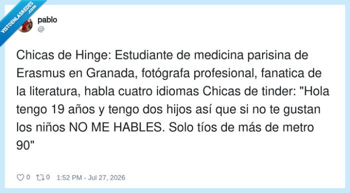 Hinge,Tinder,perfiles,contraste,relaciones