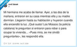 Enlace a Cuando tu hermana tiene más coherencia que los Mossos