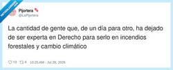 Enlace a De repente todos tienen máster en Medio Ambiente y saben cómo hacer cortafuegos, por @LaPijortera