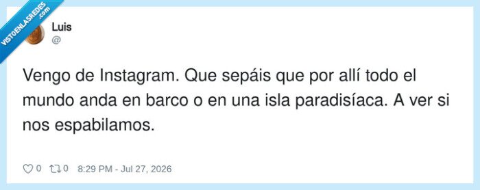 Instagram,barco,isla,paradis&iacute;aca,espabilarse