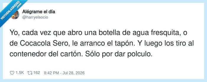 botella,tap&oacute;n,reciclaje,cotidiano