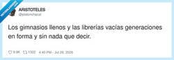 Enlace a Los músculos no leen, por @platonchacal