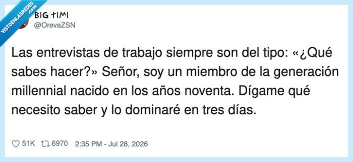 entrevista,trabajo,generacionmilenio,aprendizaje,sabiduria90s