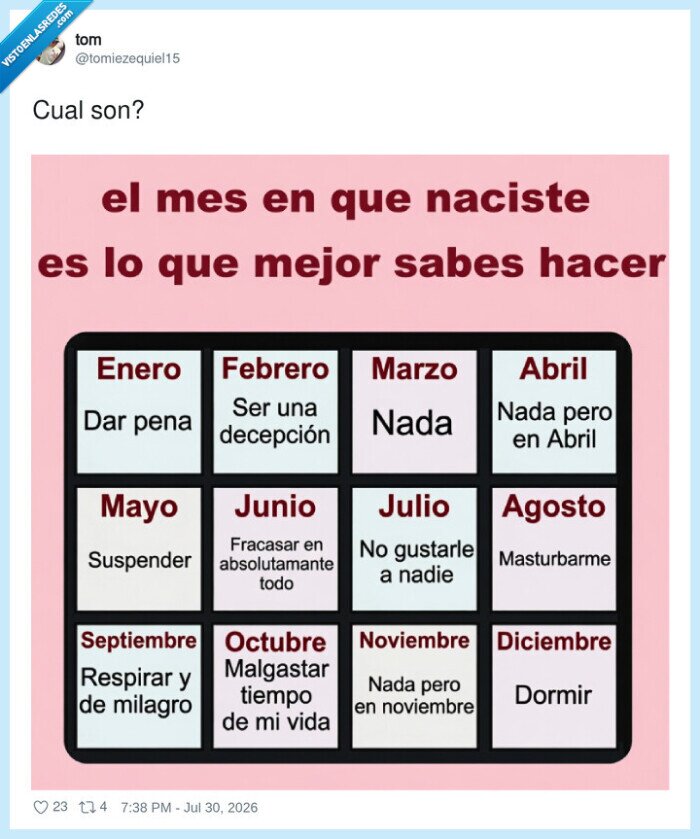 nacimiento,meses,autoiron&iacute;a,frases