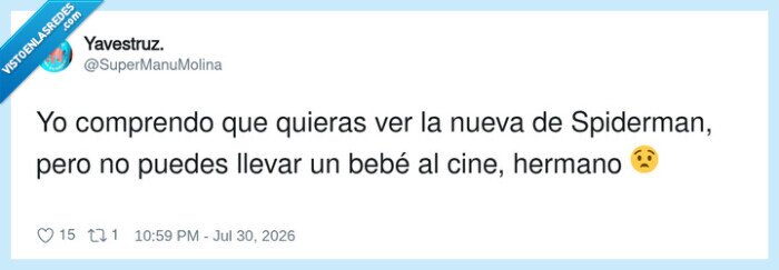 Spiderman,cine,beb&eacute;,recomendaci&oacute;n,hermano