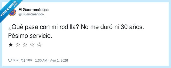 rodilla,treinta&ntilde;eros,dolor,servicio,garant&iacute;a