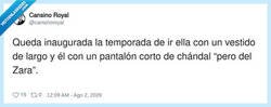 Enlace a Mira, técnicamente es de Zara, así que es de vestir bien, por @cansinoroyal