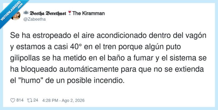 tren,calor,renfe,ba&ntilde;o,fumador