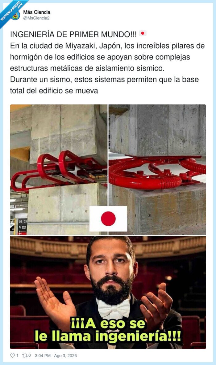 ingenier&iacute;a,sismo,Jap&oacute;n,aislamiento,Miyazaki