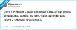 Enlace a Pinterest: la app que te convence de que necesitas ser una persona diferente cada martes, por @Guarromantico_