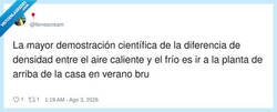Enlace a Los que tienen aire acondicionado riéndose de esto, por @ferrescream