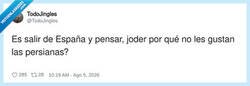 Enlace a Es imposible vivir sin persianas y nadie me puede decir lo contrario, por @TodoJingles