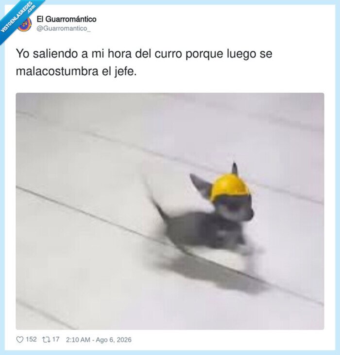 curro,jefe,puntualidad,escape,oficina