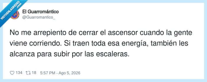 ascensor,escaleras,energ&iacute;a,correr,comportamiento