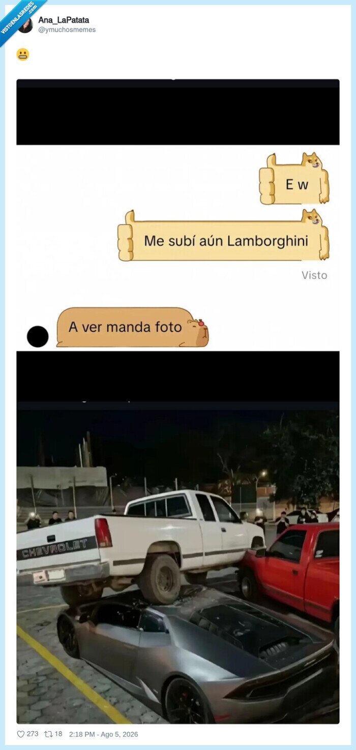 Lamborghini,camioneta,aparcamiento,cara_de_espanto,broma
