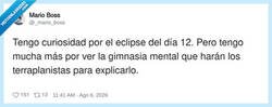 Enlace a Los terraplanistas van a necesitar más de un eclipse para explicar esto, por @_mario_boss