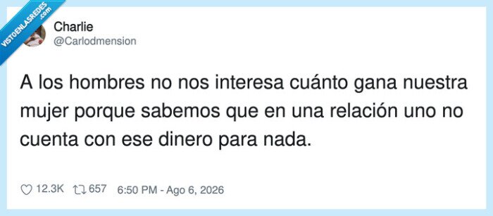 1748566 - En cambio, nuestro dinero es para los dos, por @Carlodmension