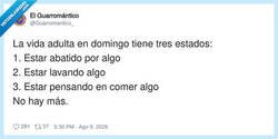 Enlace a Y el lunes vuelta a empezar como si nada hubiera pasado, por @Guarromantico_