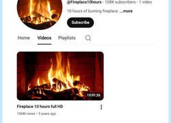 Enlace a Una chimenea en bucle ha ganado más dinero que yo en toda mi vida, por @saylordocs