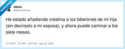 Enlace a La creatina le ha hecho más favor a la criatura que a mí en el gimnasio, por @IterIntellectus