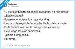 Enlace a Igual no me quedo ciego, pero me mato bajando a por el pan, por @T_Stockmann