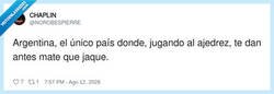 Enlace a Mate jaque, por @NOROBESPIERRE