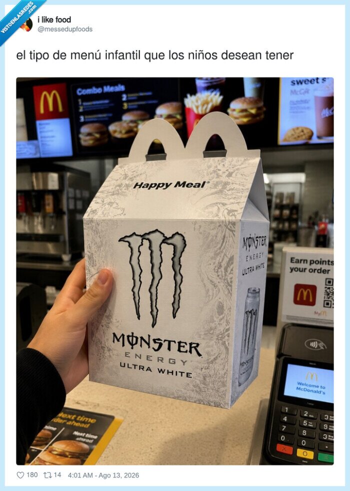 happymeal,monster,ni&ntilde;os,cafe&iacute;na,mcdonalds