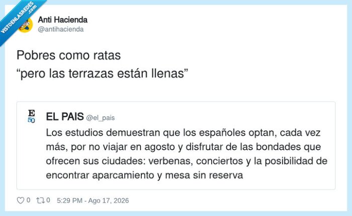 agosto,terrazas,verbenas,ahorro,vacaciones