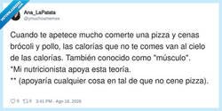 Enlace a Esas calorías ya no vuelven nunca, por @ymuchosmemes
