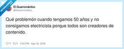 Enlace a En 2045: “¿Me arreglas el enchufe?” — “Sí, pero primero dale like y suscríbete”, por @Guarromantico_