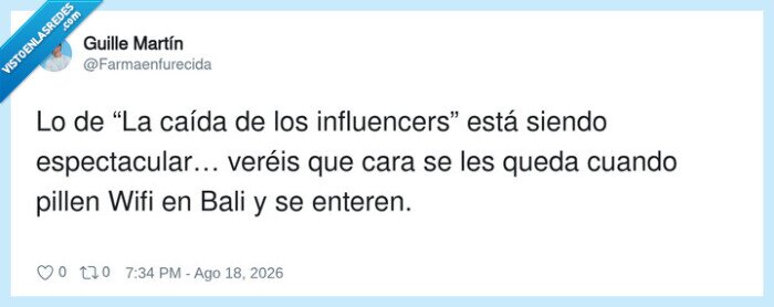 influencers,Bali,Wifi,ca&iacute;da,espectacular