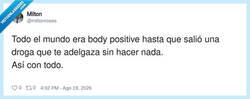 Enlace a Ozempic arriba, ozempic abajo, por @miltonroses