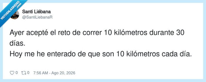 correr,desaf&iacute;o,10kil&oacute;metros,30d&iacute;as,errorcometido