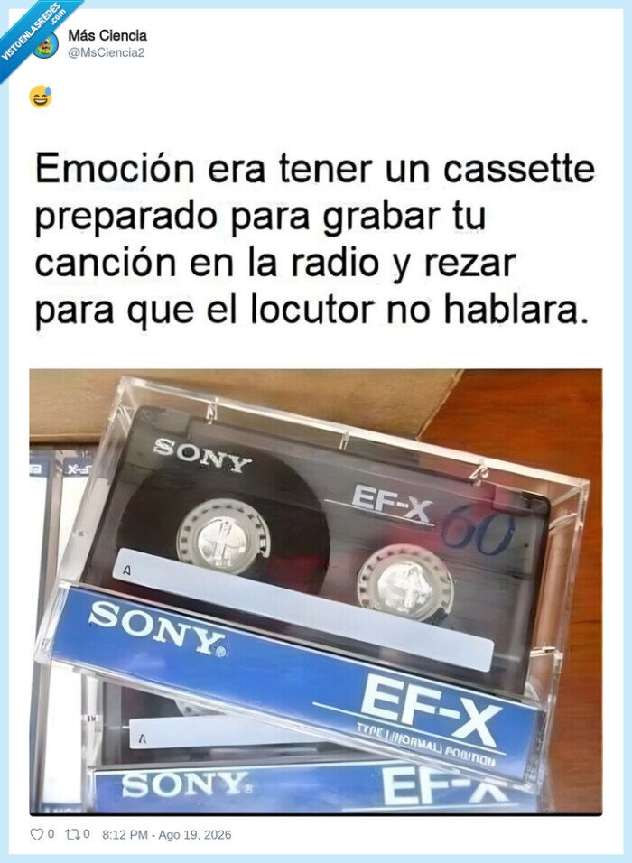 1751376 - Rezar para que el locutor no hablara era literalmente el 90% del éxito, por @MsCiencia2