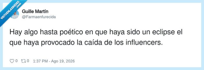 eclipse,influencers,algoritmo,monetizaci&oacute;n,apag&oacute;n