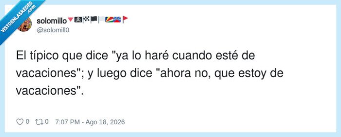 vivir,vacaciones,procrastinaci&oacute;n,deberes,cita