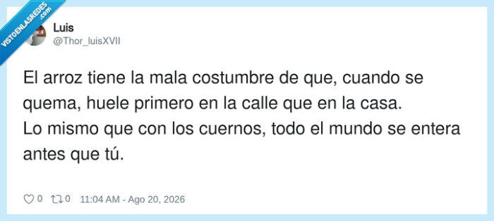 arroz,cuernos,relaciones,consejo