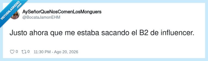 influencer,b2,redes,oportunidad,desgracia