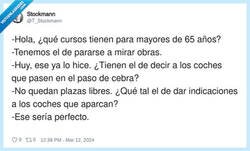 Enlace a Busco cursos para mayores de 65: ya tengo el máster en opinar en la calle, por @T_Stockmann