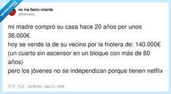 Enlace a Mi madre: sufro para que tengas techo | los jóvenes: pero mira este nuevo anime en netflix, por @kansaita_