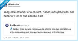 Enlace a Cuatro años de carrera para acabar poniendo “pantalones originales” en un titular, por @skereunpesado