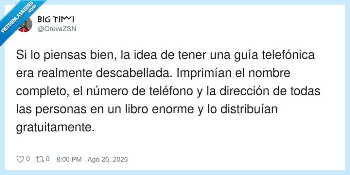 gu&iacute;a telef&oacute;nica,libro,datos personales,distribuci&oacute;n gratuita,tiempos antiguos