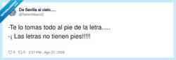 Enlace a Cuando intentas ser literal y te sale el tiro por la culata, por @Nefertitibarni2