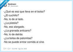 Enlace a La paranoia cuando voy al cine, por @T_Stockmann