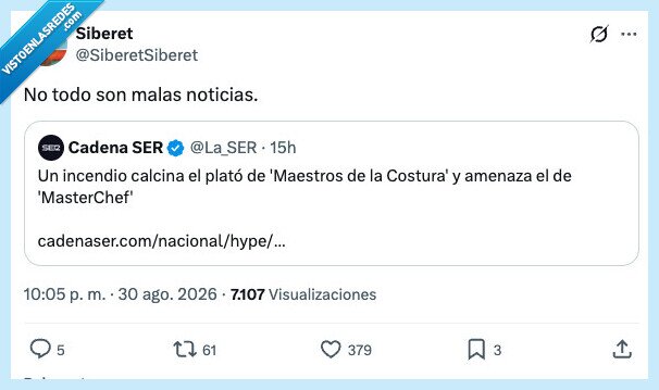 1753435 - No todo son malas noticias: al menos hoy no me ha tocado cocinar, por @SiberetSiberet