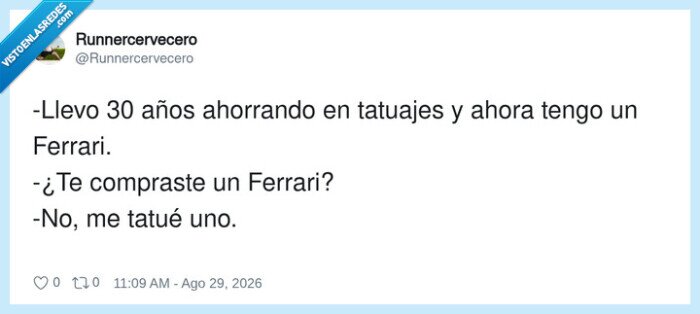 1753557 - El tatuaje más caro de la historia, por @Runnercervecero